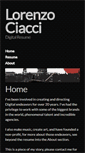 Mobile Screenshot of lorenzociacci.com