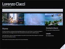 Tablet Screenshot of lorenzociacci.com